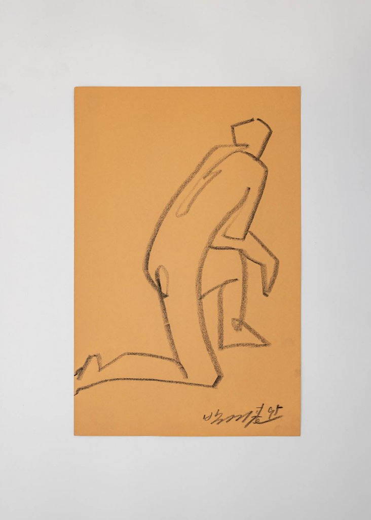 Life drawing 11, Graphite on paper, 50 x 32.5 cm, 1995